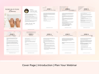 Webinar Presentation Outline Planner