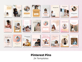 Pinterest Branding Set Canva Templates