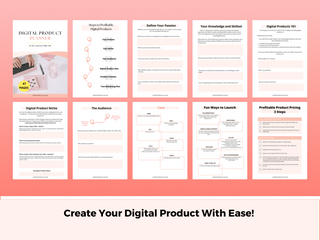 Digital Product Business Planner