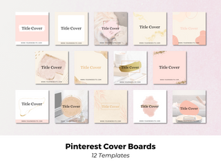 Pinterest Branding Set Canva Templates