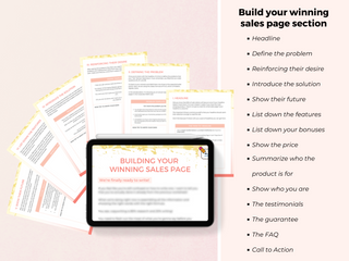 Sales Page Copywriting Planner