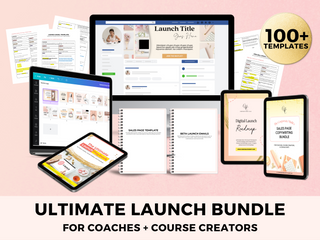 Ultimate Launch Bundle for Coaches + Course Creators