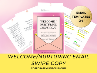 Welcome / Nurturing Sequence Email Swipe Copy